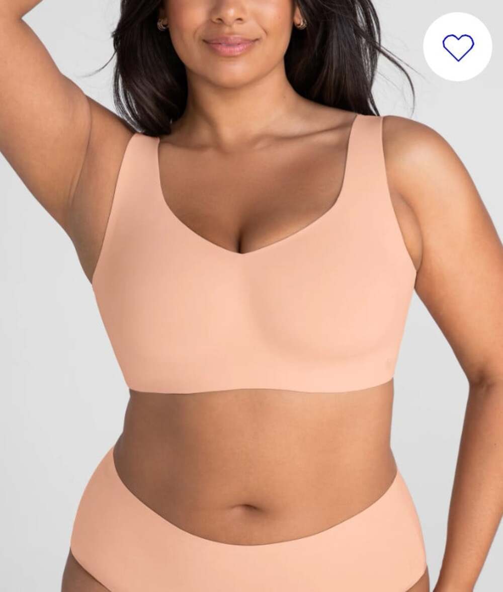 Honeylove SoftForm Bra in Blush Size 3X Wireless Seamless Comfort